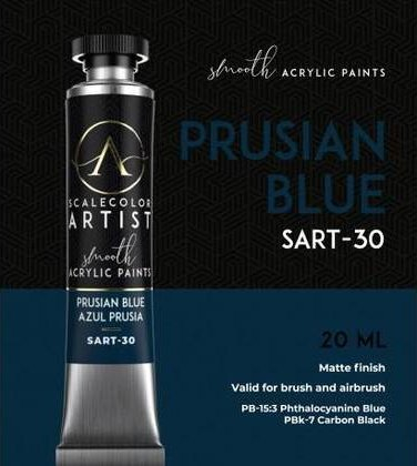 Акрилна боја Scale75 ScaleColor Artist Prussian Blue SART-30, 20 ml, мат, сина