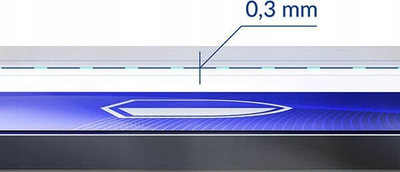Xham mbrojtës 3mk FlexibleGlass për Lenovo S1 Lite, hibrid, 0.3 mm, transparent