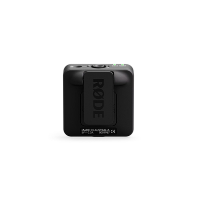 Mikrofon pa tela Rode Wireless ME, sistem me transmetues dhe pranues, omnidireksional, i zi