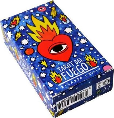 Kuvertë tarot Fournier Tarot Del Fuego, 78 letra, shumëngjyrëshe