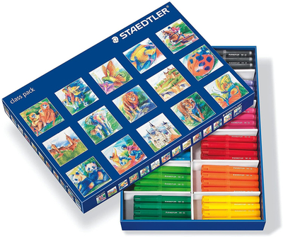 Shkumsa ngjyrosës Staedtler Jumbo, paketim 144 copë, shumëngjyrësh