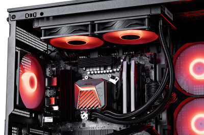 Kompjuter gaming Actina, AMD Ryzen 7 8700F, 32GB RAM, 1TB SSD, RTX 5070, kullë e zezë
