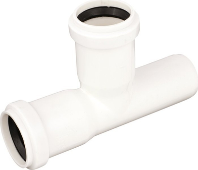 Tee plastike kullimi Fi32x32, 87°, e bardhë