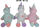 Lodër plushe Unicorn Sun-Day, 40cm, 3 ngjyra