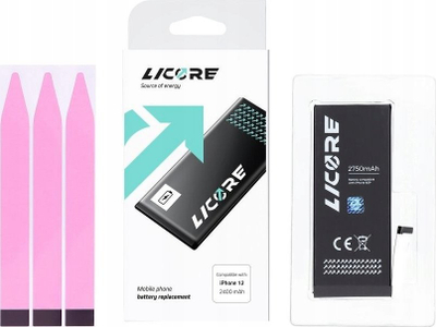 Bateri Licore për iPhone 12 mini, 2227 mAh