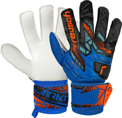 Голмански ракавици Reusch Attrakt Solid M 5570515 4467, пена Solid, за природни и синтетички терени, сини
