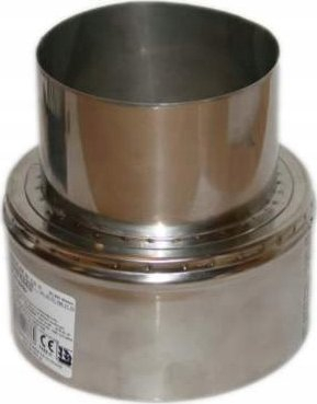 Plakë kulmi ventilimi Spiroflex SX-WN120PDW2, diametër 120mm, çelik inox, ngjyrë argjendi
