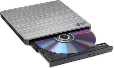 Drive optik Hitachi GP60NS60, M-Disc, USB, i jashtëm, i argjendë