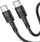 Kabllo karikimi Hoco X83, USB C në USB C, 1m, 60W PD, e zezë