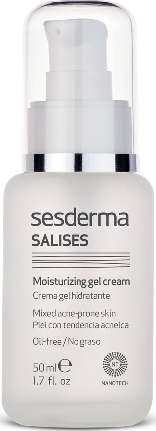 Krem xhel fytyre Sesderma Salises, 50ml, për lëkurë të yndyrshme