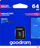 Kartë memorie GoodRam MicroSDXC UHS-I / U1 (M1AA-0640R11), 64 GB, Klasa 10