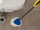 Set kovë dhe mop Vileda UltraSpin Mini, sistem me pedale, pa bisht, blu