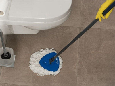 Set kovë dhe mop Vileda UltraSpin Mini, sistem me pedale, pa bisht, blu