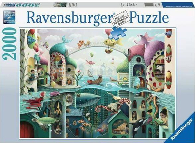 Puzzle Ravensburger If Fish Could Walk, 1000 copë, shumëngjyrësh