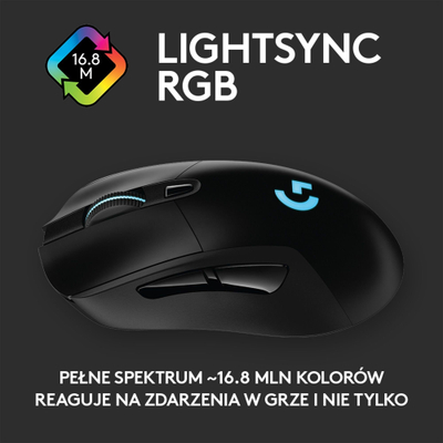 Set maus gaming Logitech G703 Lightspeed me mousepad G640 SE, wireless, RGB, i zi