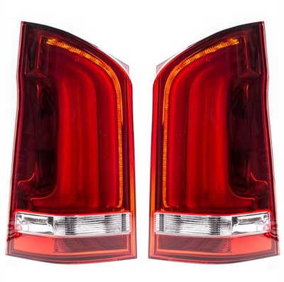 Dritë e pasme Mercedes Benz Vito W447, LED dinamike, komplet, kuqe e zezë