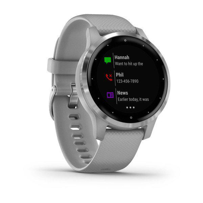 Rrip ore Garmin Quick Release 20mm, Small Medium, i bardhë me detaje ari të hapur
