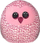 Lodër pelushi TY Squish a Boo Pinky Owl, 14\", shumëngjyrëshe