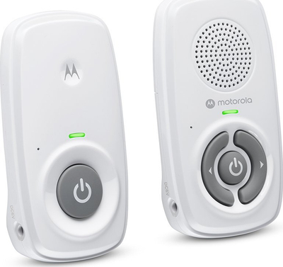 Бебешки монитор Motorola AM21, аудио DECT, дострел до 300 m, бел