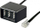 Adaptor telefoni Wentronic RJ11 në TAE NFF, 3 porta, i zi