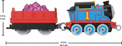 Set trenash Fisher Price Thomas and Friends All Engines Go Push Along Track, die cast, për kalamaj