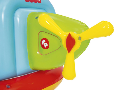 Pishinë lodrash me topa Fisher Price Helicopter, 155 x 102 x 91 cm, shumëngjyrëshe