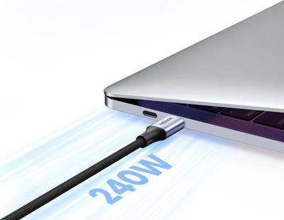 Kabllo USB Ugreen USB C në USB C 90440, 2 m, 240W, gri