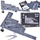 Set ndërtimi avion bombardues B 2 Spirit ZA5025, shkalla 1:200, 19 blloqe, gri