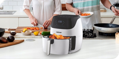 Fritezë me ajër të nxehtë Zelmer ZAF3551W, 3.5L, 1200W, e bardhë