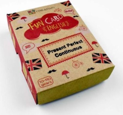 Едукативни картички Creativo Fun Card Present Perfect Continuous