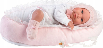 Kukull Llorens Mimi, 42 cm, trup i butë, me shumë ngjyra