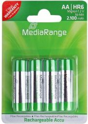 Bateri MediaRange AA/R6, 2100 mAh, 4 copë