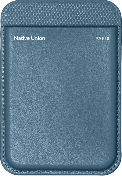 Portofol magnetik për telefon Native Union RECLA NAV WAL, deri 3 karta, ngjitje me magnet, blu