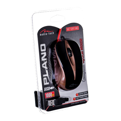 Maus Media-Tech Plano MT1091MO, optik, 800 CPI, i zi