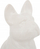 Statujë dekorative Atmosphera White Bulldog, qeramike, 12cm, e bardhë