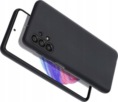 Kapak telefoni OEM Matte për Samsung Galaxy A13 5G A04s, silikoni, i zi
