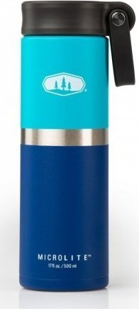 Shishe termike GSI Microlite 500 Twist, 500ml, çelik inox, blu