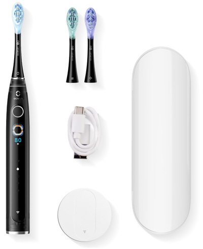 Електрична четка за заби Oclean X Pro 20 Set, сонична, паметен екран, црна