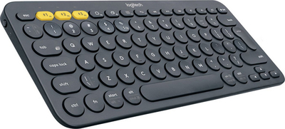 Tastierë wireless Logitech K380, UK, e hirtë