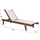 Karrige plazhi Milos prej hiri 204x65x92,5Hcm (HM10685.01)