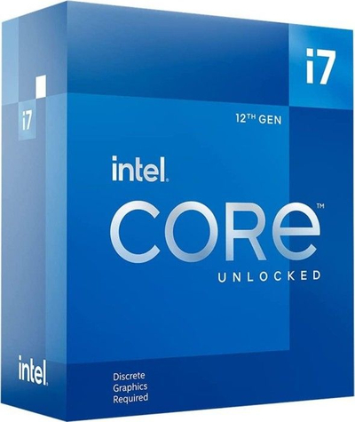 Procesor Intel Core i7-12700KF, 12 bërthama, 3.6GHz, blu