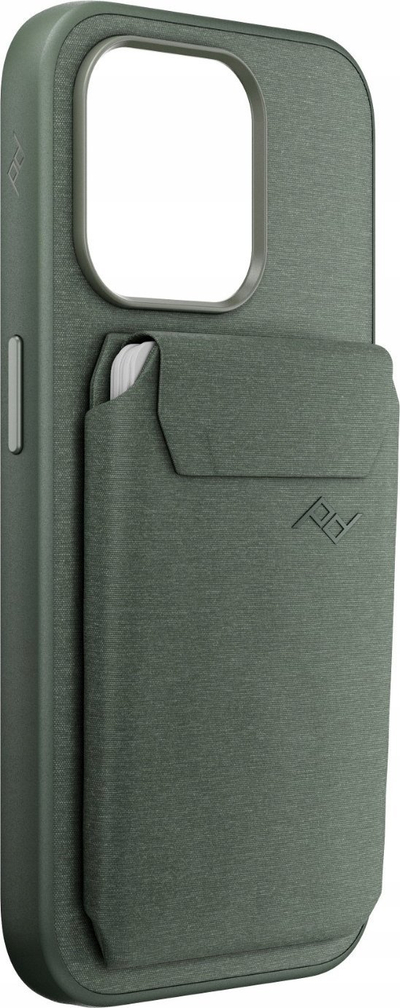 Portofol telefoni Peak Design Wallet Slim, MagSafe, mban deri 7 karta, jeshile Sage