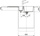 Lavaman kuzhine Franke Sirius 2.0 S2D, 100x50cm, Tectonite, gri Stone
