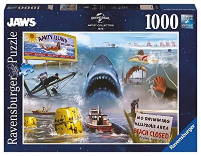 Puzzle Ravensburger Jaws, 1000 pjesë, për të rritur, shumëngjyrësh