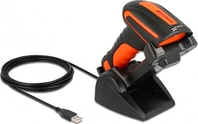 Skaner barkodi DeLOCK 90556, 1D 2D CMOS, Bluetooth 2.4 GHz, i zi portokalli