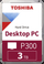Disk Toshiba P300 3 TB 3.5 "SATA III (HDWD130UZSVA) 