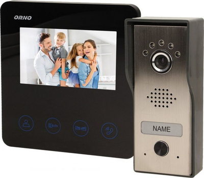 Videointerfon ORNO T8 LED PRO, ekran 7", 20W, i zi
