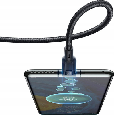 Kabllo karikimi Mcdodo CA-0930 3in1, USB-C Lightning Micro USB, 6A 65W, 1.2m, e zezë