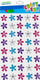 Ngjitësa lulesh me shkëlqim Craft with Fun Glitter Flowers 501872, shumëngjyrëshe, për zbukurime