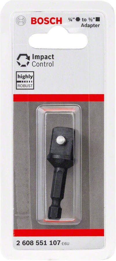 Adapter goditës Bosch 1/4" në 1/2", 80 Nm, metalik